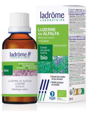 Image de Luzerne (Alfalfa) Bio - Articulations et Circulation Teinture-mère Medicago sativa 50 ml - Ladrôme depuis louis-herboristerie