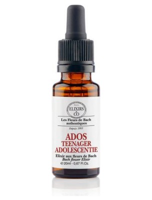Image 84879 supplémentaire pour Ados - Elixir composé Bio aux Fleurs de Bach 20 ml - Elixirs and Co