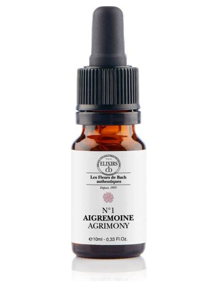 Image principale de la modale pour Aigremoine (Agrimony) n°1 Bio - Expression et Estime de Soi Fleurs de Bach 10 ml - Elixirs and Co
