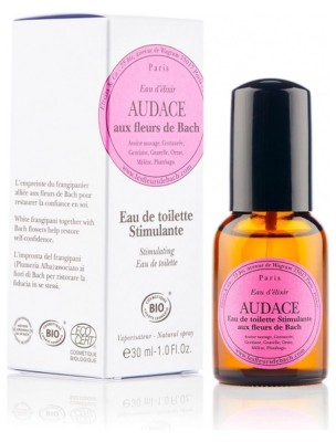 Image de Audace - Eau de toilette stimulante Bio aux Fleurs de Bach 30 ml - Elixirs and Co depuis Commandez les produits Elixirs and Co à l'herboristerie Louis