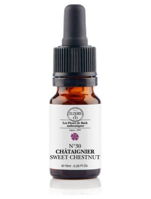 Image de Châtaignier (Sweet Chestnut) N°30 Bio Désespoir Fleurs de Bach 10 ml - Elixirs and Co depuis Commandez les produits Elixirs and Co à l'herboristerie Louis