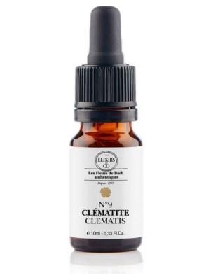 Image de Clématite (Clematis) N°09 Bio Fleurs de Bach 10 ml - Elixirs and Co depuis Commandez les produits Elixirs and Co à l'herboristerie Louis