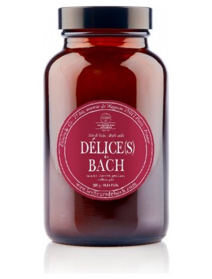 Image de Délice(s) de Bach - Sels de Bain Stimulants aux Fleurs de Bach 300 g - Elixirs and Co depuis Commandez les produits Elixirs and Co à l'herboristerie Louis