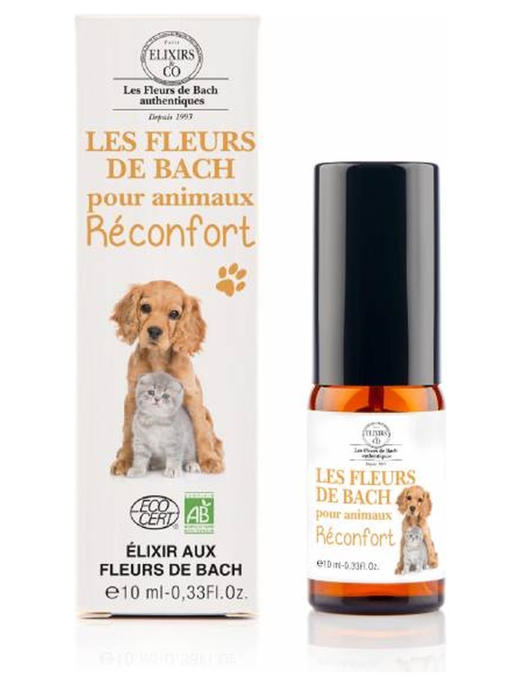 Image principale de la modale pour Elixir Animaux Réconfort Bio aux Fleurs de Bach 10 ml - Elixirs and Co