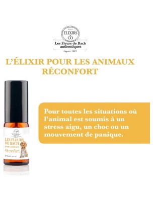 Image 84932 supplémentaire pour Elixir Animaux Réconfort Bio aux Fleurs de Bach 10 ml - Elixirs and Co