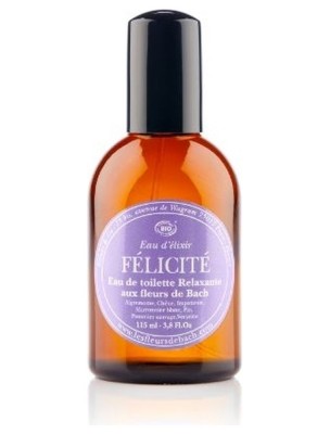Image de Félicité - Eau de toilette relaxante Bio aux Fleurs de Bach 115 ml - Elixirs and Co depuis Commandez les produits Elixirs and Co à l'herboristerie Louis