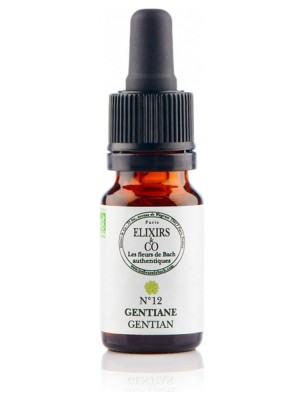 Image 84950 supplémentaire pour Gentiane (Gentian) N°12 Bio - Optimisme et Courage Fleurs de Bach 10 ml - Elixirs and Co