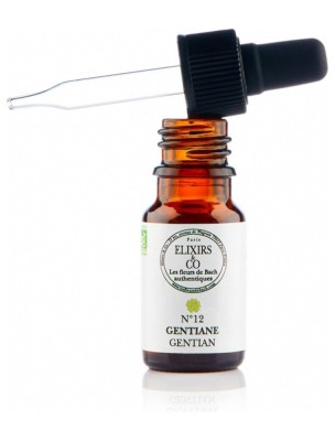 Image 84951 supplémentaire pour Gentiane (Gentian) N°12 Bio - Optimisme et Courage Fleurs de Bach 10 ml - Elixirs and Co
