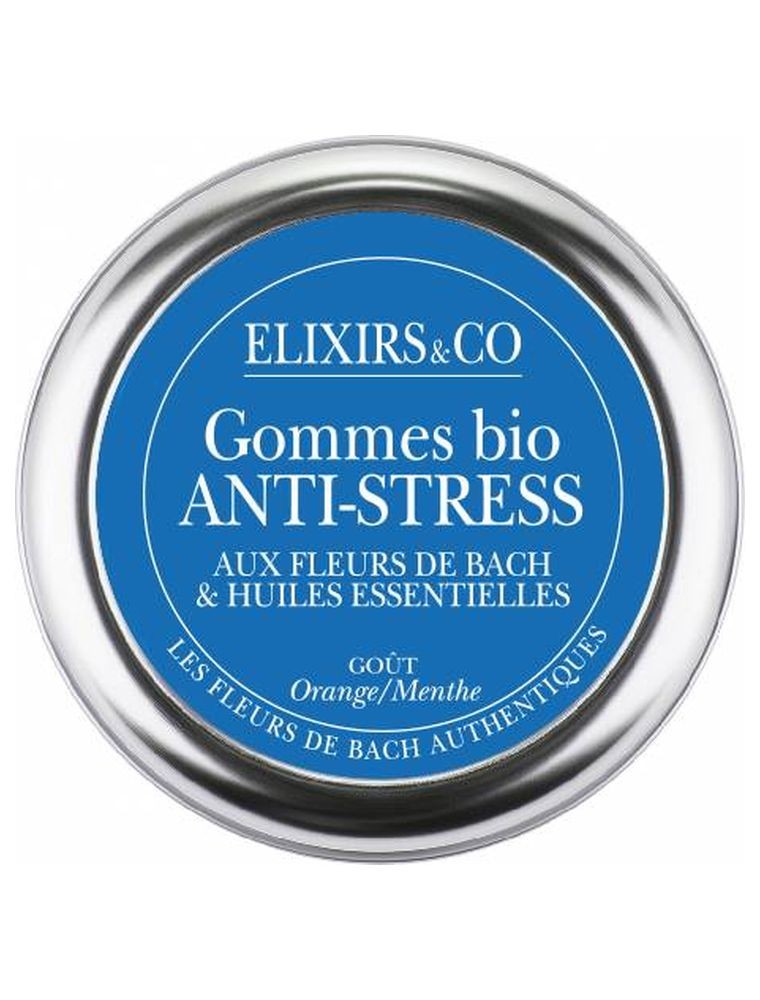 Image principale de la modale pour Gommes Anti-Stress Bio aux Fleurs de Bach 45 g - Elixirs and Co