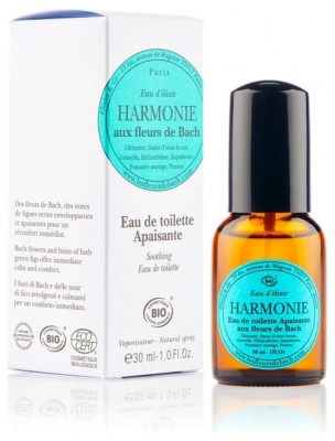 Image de Harmonie - Eau de toilette apaisante Bio aux Fleurs de Bach 30 ml - Elixirs and Co depuis Commandez les produits Elixirs and Co à l'herboristerie Louis