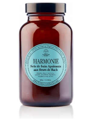 Image de Harmonie - Sels de Bain Stimulants aux Fleurs de Bach 300 g - Elixirs and Co depuis Commandez les produits Elixirs and Co à l'herboristerie Louis
