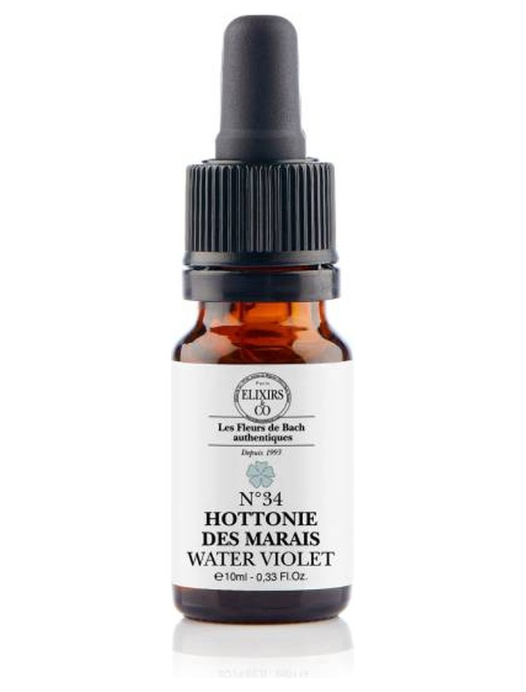 Image principale de la modale pour Hottonie des marais (Water Violet) N°34 Bio - Solitude Fleurs de Bach 10 ml - Elixirs and Co