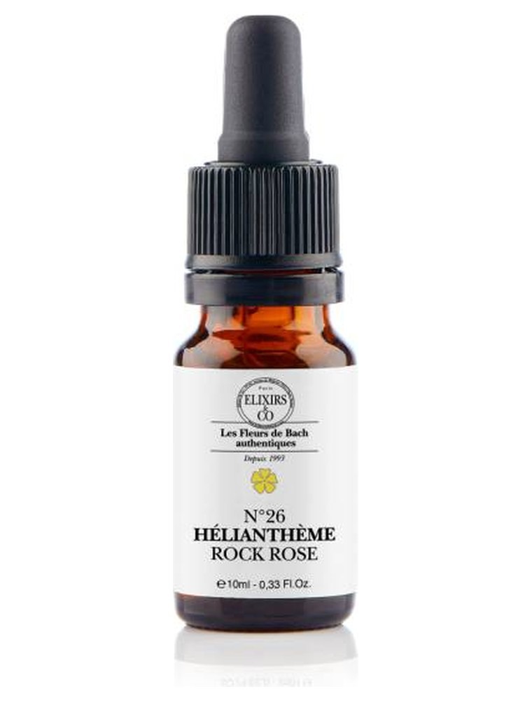 Image principale de la modale pour Hélianthème (Rock Rose) N°26 Bio - Frayeurs Fleurs de Bach 10 ml - Elixirs and Co