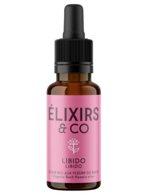 Image de Libido Bio - Elixir composé Bio aux Fleurs de Bach 20 ml - Elixirs and Co depuis Commandez les produits Elixirs and Co à l'herboristerie Louis