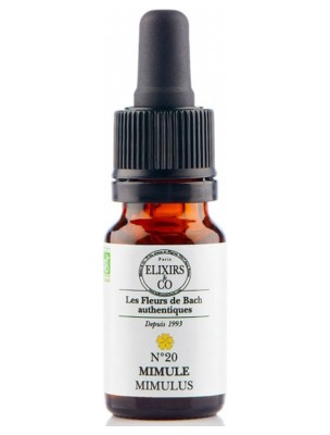 Image 84990 supplémentaire pour Mimule (Mimulus) N°20 Bio - Phobies et Petites Peurs Fleurs de Bach 10 ml - Elixirs and Co