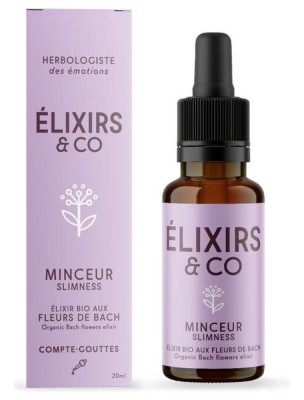 Image 84994 supplémentaire pour Minceur Bio - Elixir composé Bio aux Fleurs de Bach 20 ml - Elixirs and Co