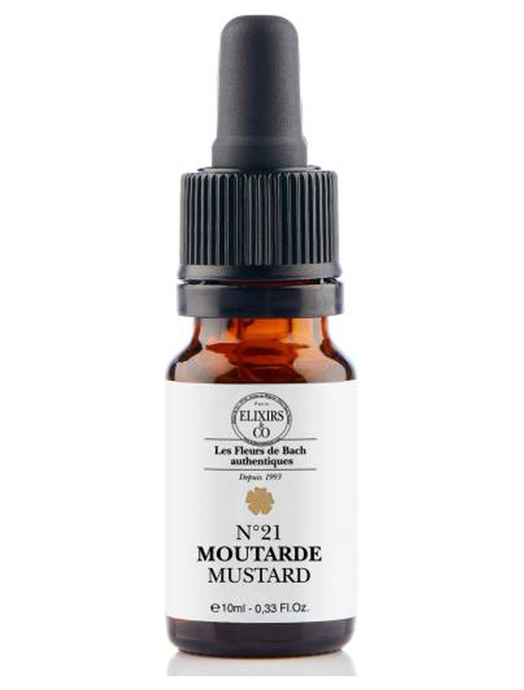 Image principale de la modale pour Moutarde (Mustard) N°21 Bio - Contre la Tristesse Fleurs de Bach 10 ml - Elixirs and Co