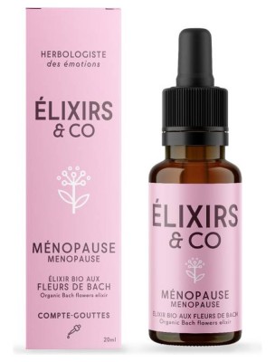 Image 85006 supplémentaire pour Ménopause Bio - Elixir composé Bio aux Fleurs de Bach 20 ml - Elixirs and Co