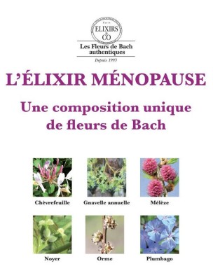 Image 85007 supplémentaire pour Ménopause Bio - Elixir composé Bio aux Fleurs de Bach 20 ml - Elixirs and Co