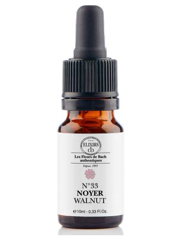 Image principale de la modale pour Noyer (Walnut) N°33 Bio - Pour mieux vivre le Changement Fleurs de Bach 10 ml - Elixirs and Co