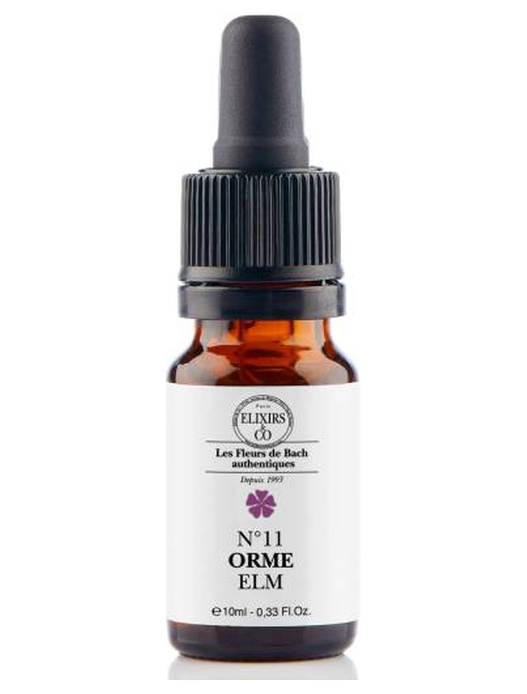 Image principale de la modale pour Orme (Elm) N°11 Bio - Contre la Sensation d'être Débordé Fleurs de Bach 10 ml - Elixirs and Co