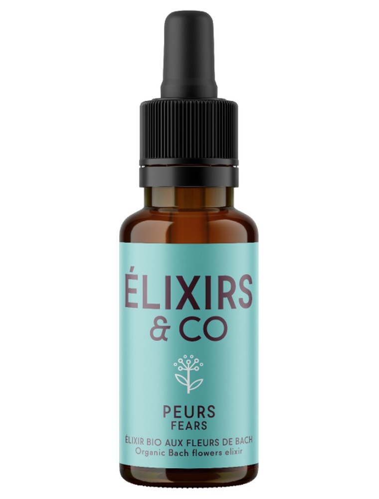 Image principale de la modale pour Peurs Bio -Elixir composé Bio aux Fleurs de Bach 20 ml - Elixirs and Co