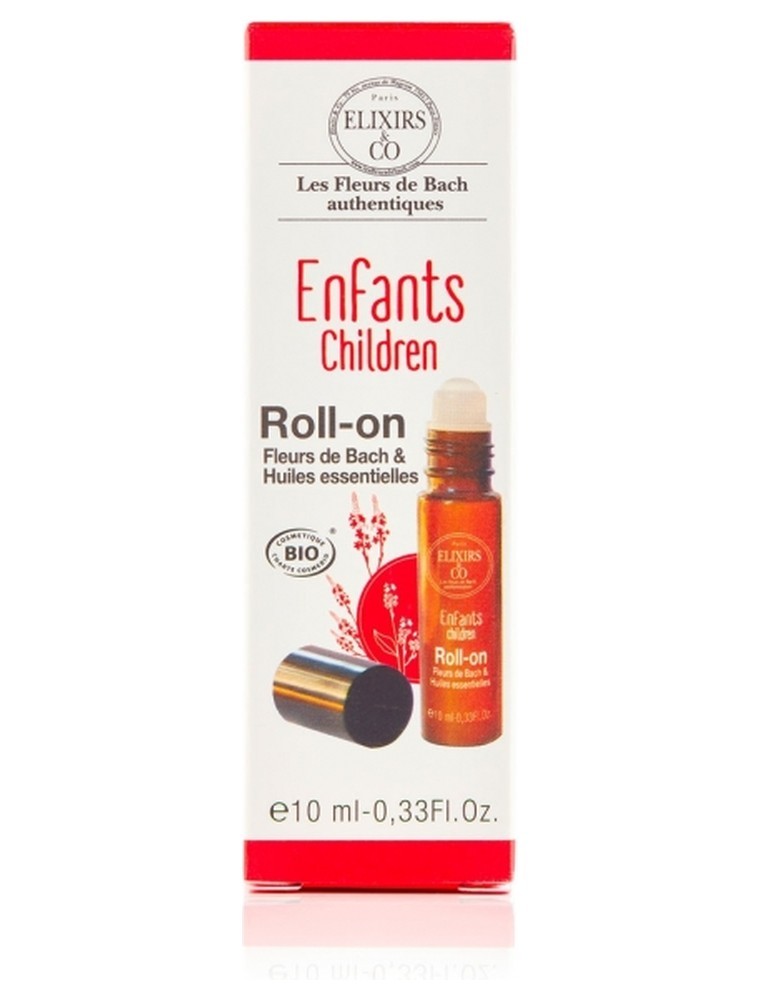 Image principale de la modale pour Roll-on Enfants Bio aux Fleurs de Bach 10 ml - Elixirs and Co