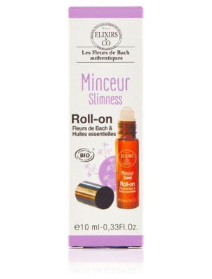 Image de Roll-on Minceur Bio aux Fleurs de Bach 10 ml - Elixirs and Co depuis Commandez les produits Elixirs and Co à l'herboristerie Louis