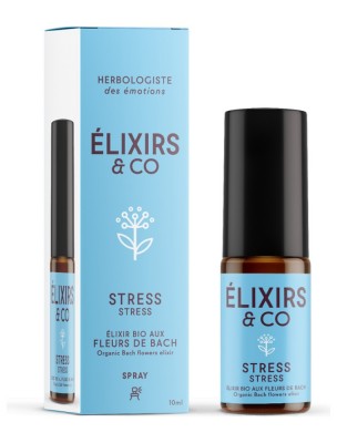 Image 85073 supplémentaire pour Stress - Spray buccal Bio aux Fleurs de Bach 10 ml - Elixirs and Co
