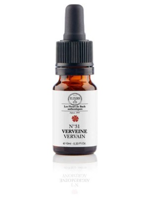 Image de Verveine (Vervain) N°31 Bio - Comportements Excessifs Fleurs de Bach 10 ml - Elixirs and Co depuis Commandez les produits Elixirs and Co à l'herboristerie Louis
