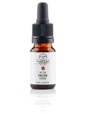 Image de Vigne (Vine) N°32 Bio - Attitudes Autoritaires Fleurs de Bach 10 ml - Elixirs and Co depuis Commandez les produits Elixirs and Co à l'herboristerie Louis