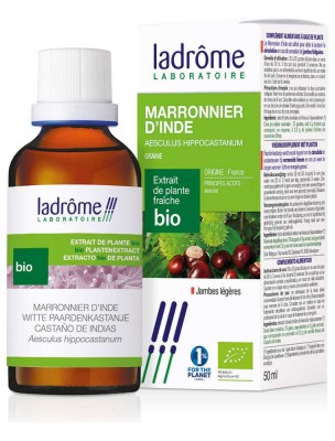 Image de Marronnier d'Inde Bio - Circulation Teinture mère Aesculus hippocastanum 50 ml - Ladrôme depuis louis-herboristerie