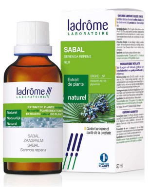 Image de Sabal (Palmier Nain) - Prostate Teinture-mère Serenoa repens 50 ml - Ladrôme depuis louis-herboristerie