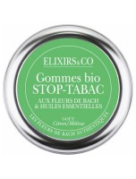 Image de Gommes Stop-Tabac Bio aux Fleurs de Bach 45 g - Elixirs and Co depuis Gommes & Pastilles pour le bien-être | Louis Herboristerie