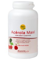 Image de Acérola Maxi - Vitamine C naturelle 150 comprimés - Nature et Partage depuis Vitamines naturelles pour votre santé
