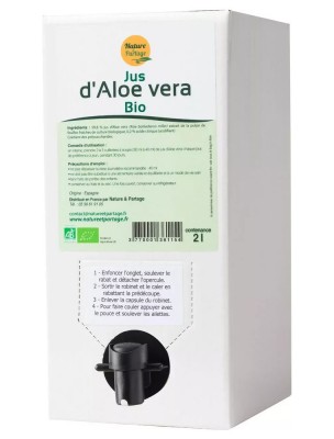 Image 85106 supplémentaire pour Aloe vera Bio - Fontaine à jus et son robinet 2 Litres - Nature et Partage
