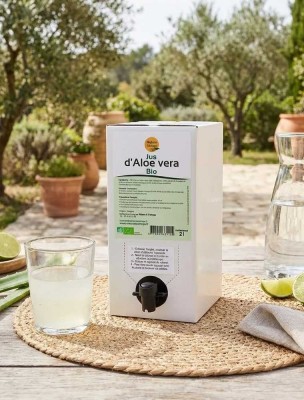 Image 85108 supplémentaire pour Aloe vera Bio - Fontaine à jus et son robinet 2 Litres - Nature et Partage