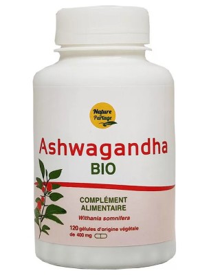 Image de Ashwagandha Bio - Stress 120 gélules végétales - Nature et Partage depuis louis-herboristerie