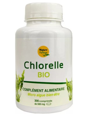 Image de Chlorelle Bio - Protéines et Vitamine B12 300 comprimés - Nature et Partage depuis louis-herboristerie