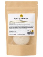 Image de Eponge Konjac Naturelle - Nature et Partage depuis Maquillage Bio pour un teint éclatant (3)