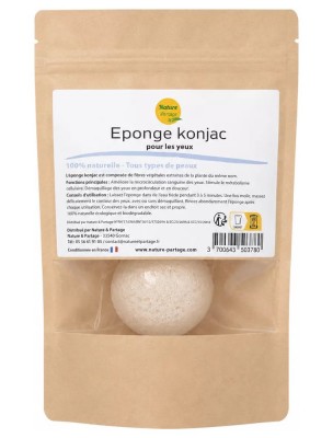 Image 85135 supplémentaire pour Eponge Konjac pour les yeux - Nature et Partage