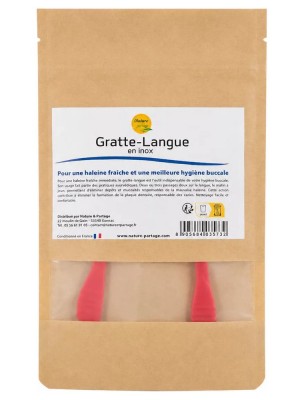 Image de Gratte Langue - Haleine et Hygiène buccale - Nature et Partage depuis louis-herboristerie