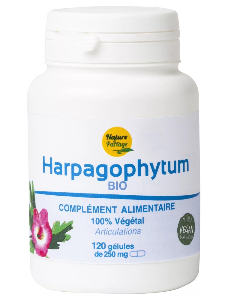 Image principale de la modale pour Harpagophytum Bio - Articulations 120 gélules végétales - Nature et Partage