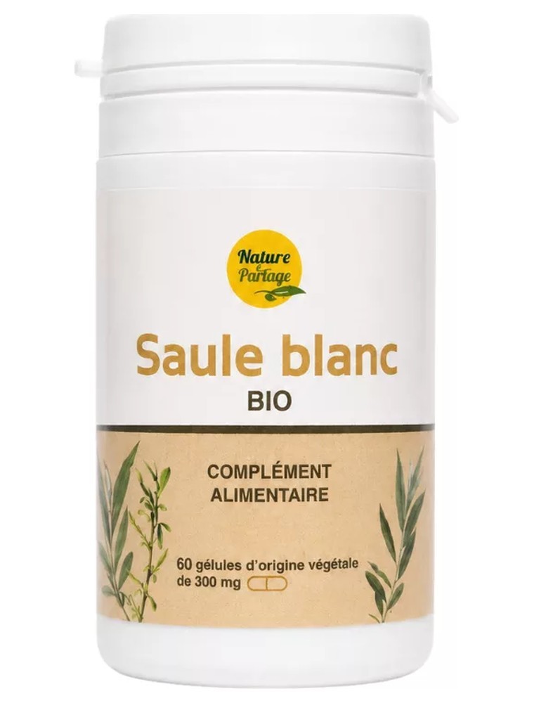 Image principale de la modale pour Saule blanc Bio - Douleurs 60 gélules - Nature et Partage