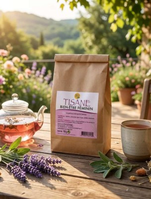 https://www.louis-herboristerie.com/85225-home_default/tisane-bien-etre-feminin-tisane-150-grammes-nature-et-partage.jpg Image 85225 supplémentaire pour Tisane Bien-être féminin - Tisane 150 grammes - Nature et Partage