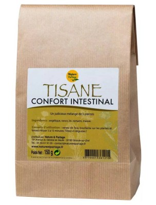 Image de Tisane Confort intestinal - Tisane 150 grammes - Nature et Partage  depuis louis-herboristerie