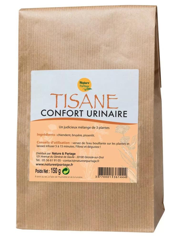 Image principale de la modale pour Tisane Confort urinaire - Tisane 150 grammes - Nature et Partage 