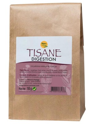 Image 85234 supplémentaire pour Tisane Digestion - Tisane 150 grammes - Nature et Partage 