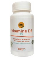 Image de Vitamine D3 Bio - Capital osseux et Défenses naturelles 60 comprimés - Nature et Partage depuis Solutions Naturelles pour votre Santé (123)