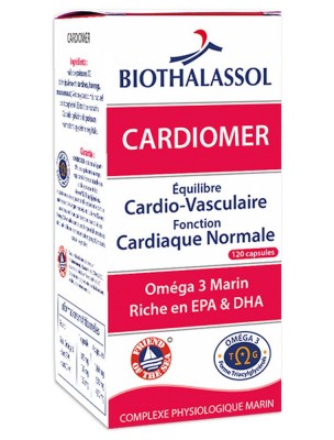 Image de Cardiomer - Equilibre Cardio-Vasculaire 120 capsules - Biothalassol depuis Biothalassol